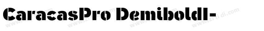 CaracasPro DemiboldI字体转换 CaracasPro DemiboldI字体转换